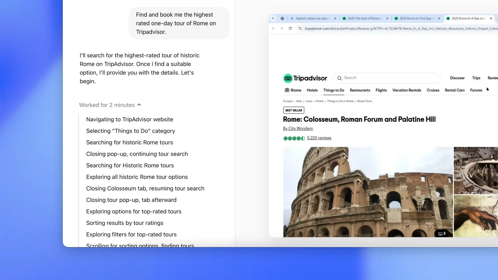 Operator gestionando reservas en TripAdvisor con tipograf&iacute;a clara