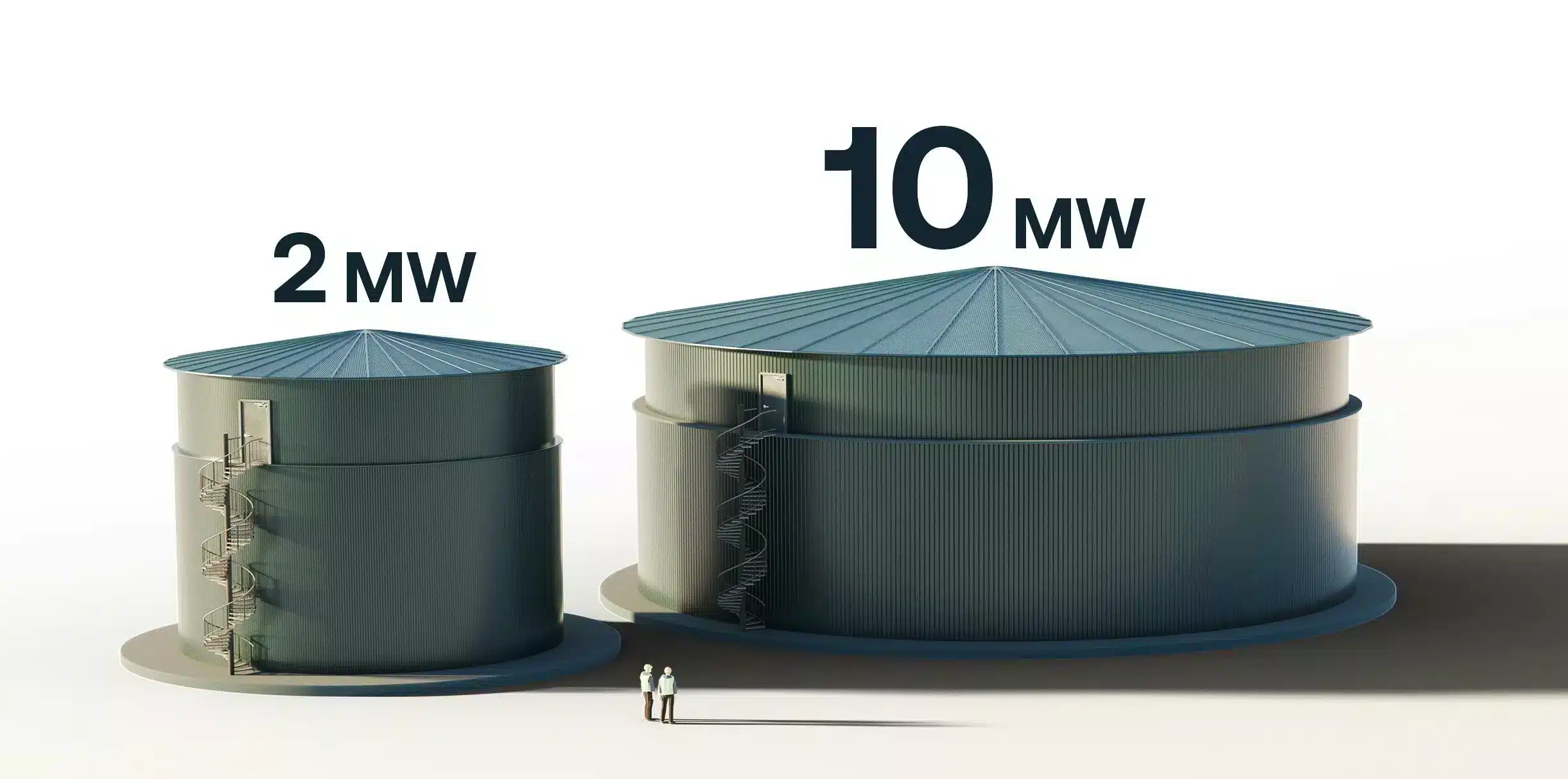 Comparación de capacidades de almacenamiento térmico