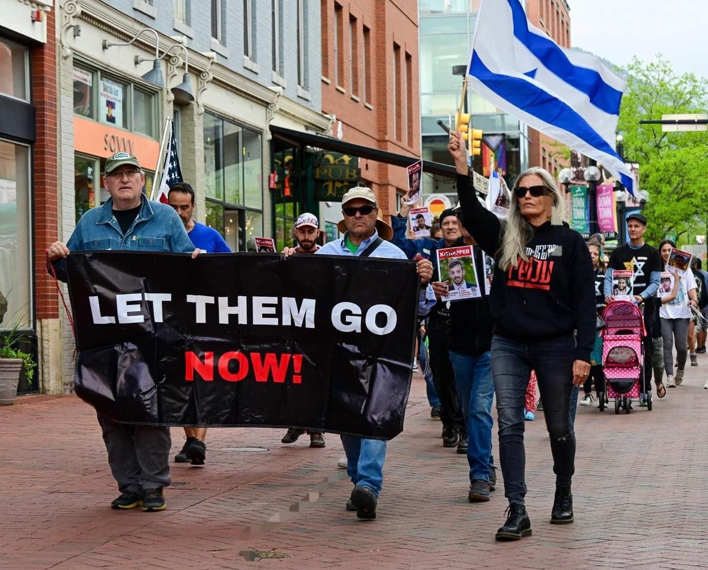 Manifestación pro-Israel en Boulder