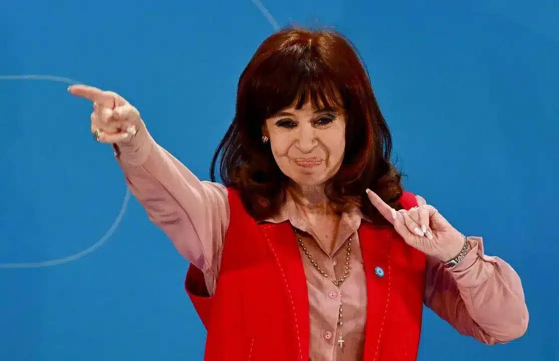 Cristina Kirchner en acto pol&iacute;tico