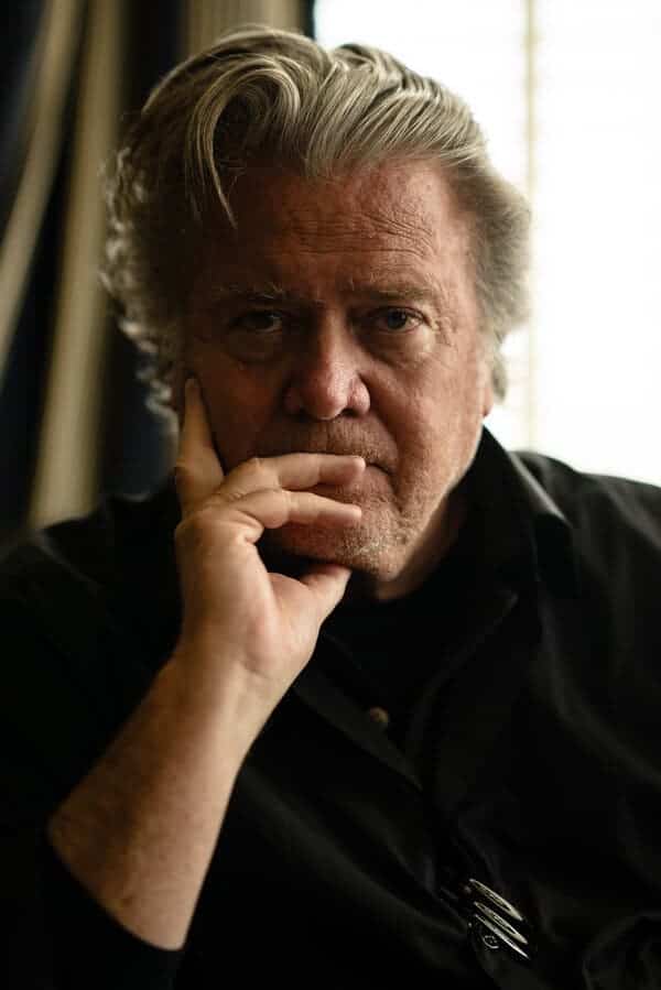 Steve Bannon en medio de tensiones políticas