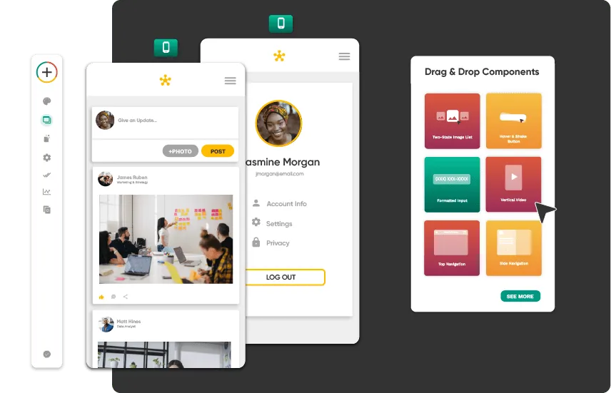 Interfaz de creación de aplicaciones