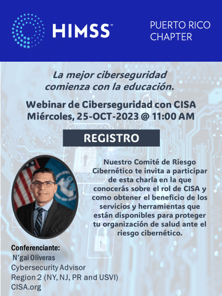 Webinar sobre herramientas de ciberseguridad en salud