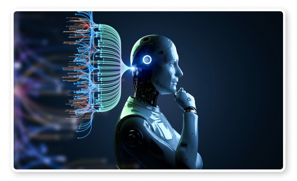 Robot humanoide con elementos de IA avanzada