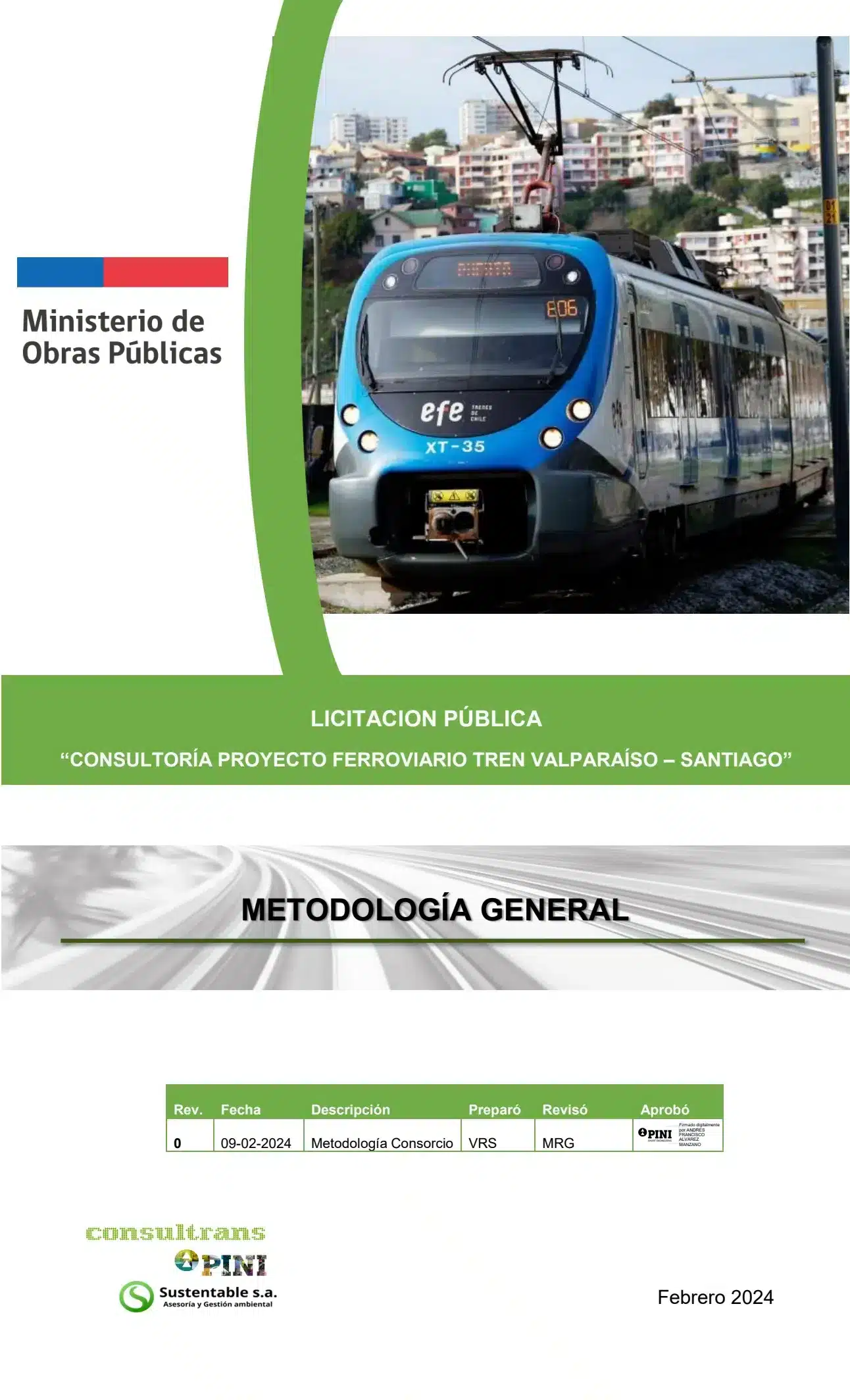 Tren moderno en entorno urbano - Imagen ilustrativa