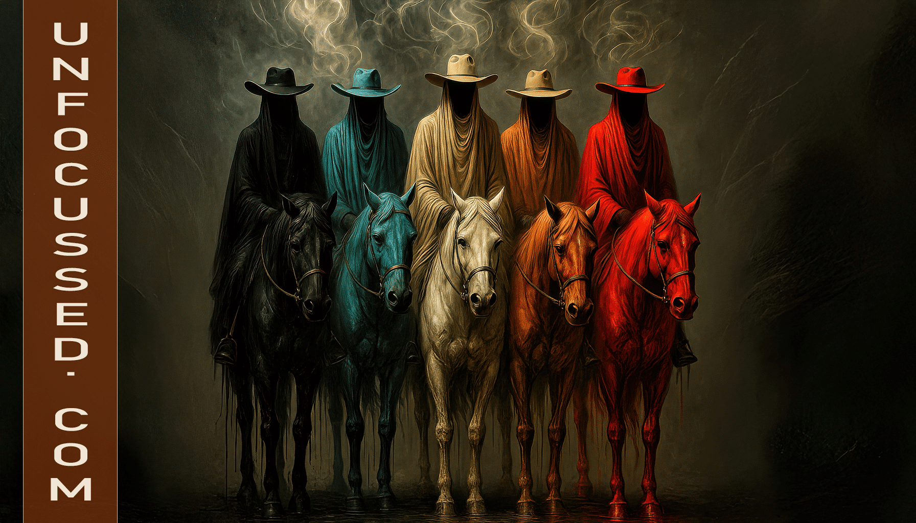 Jinetes coloridos simbolizando diversidad en el liderazgo