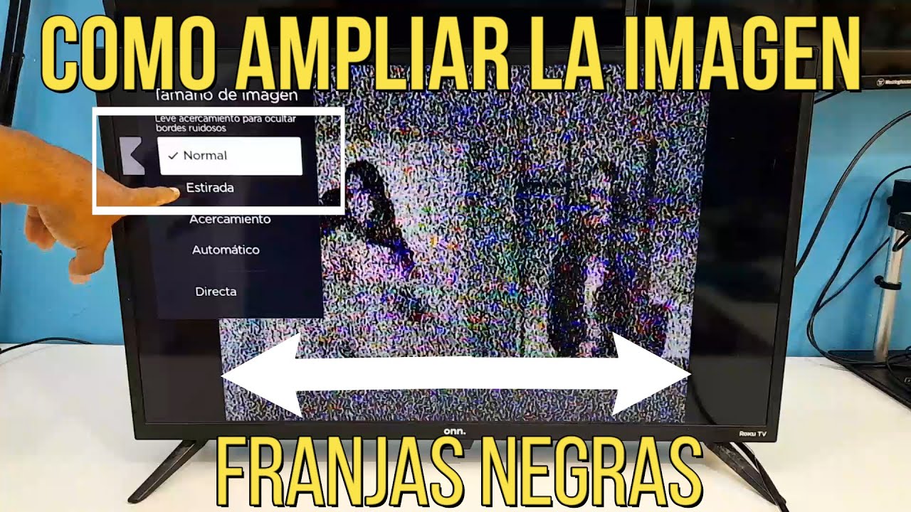 Interfaz de ajustes de televisor Roku