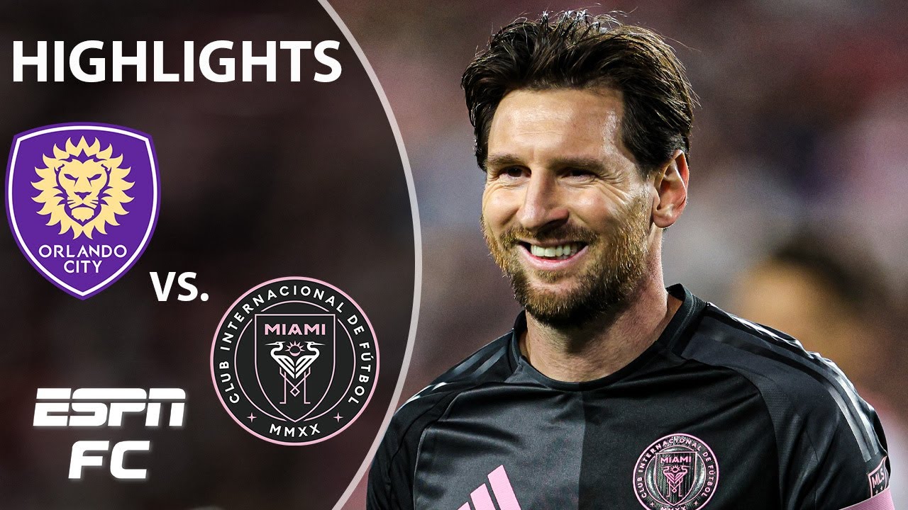 Jugador del Inter Miami en partido ante Orlando City