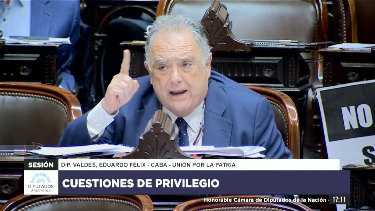 Sesi&oacute;n en la C&aacute;mara de Diputados argentina