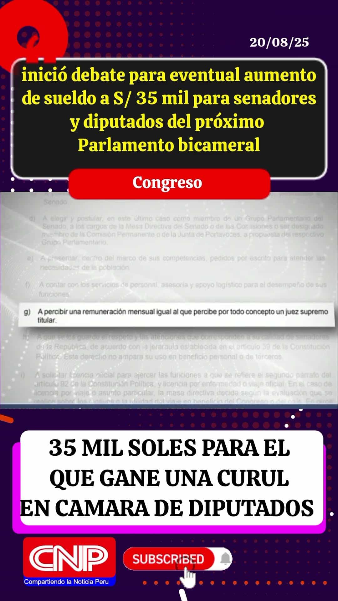 Debate sobre aumento salarial en el Congreso