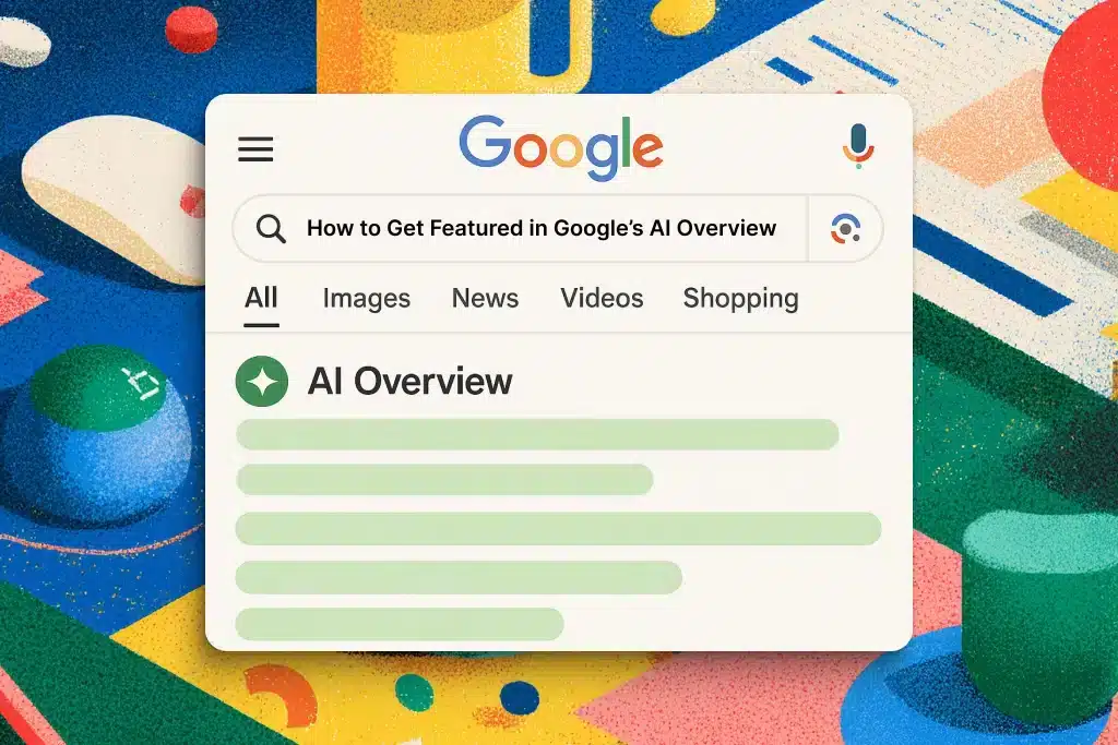 Interfaz de Google AI Overview