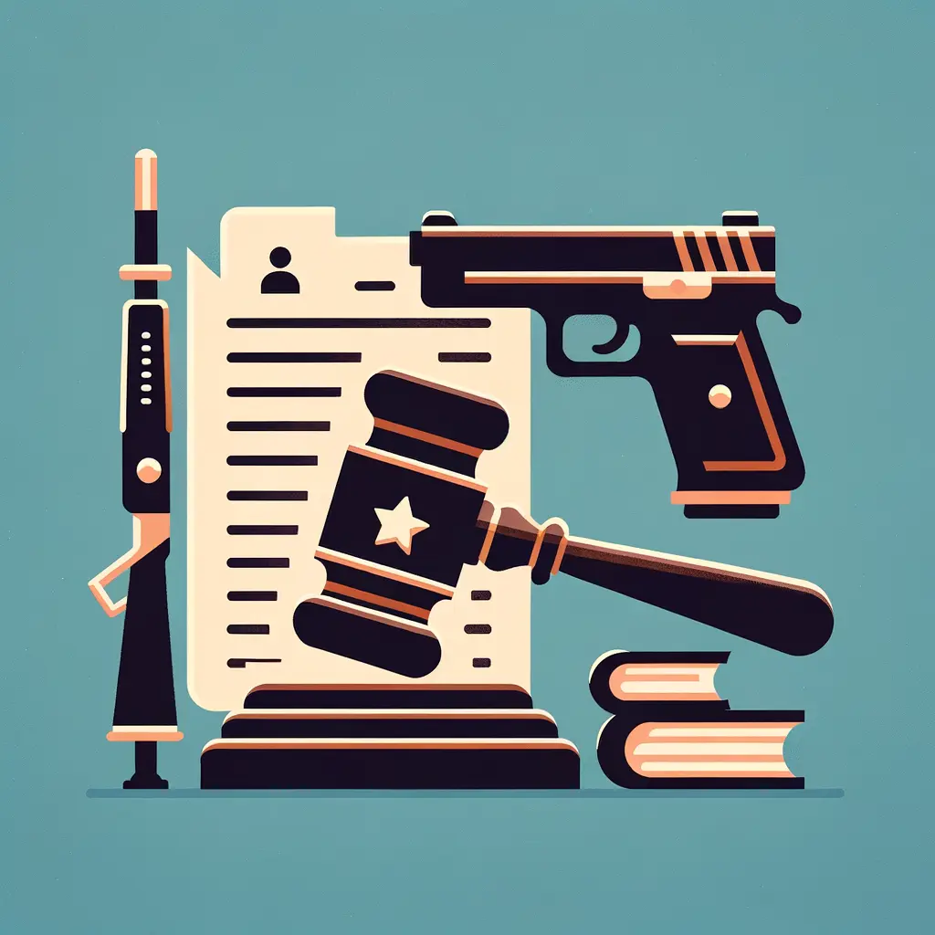 Elementos legales y armas de fuego relacionados con permisos