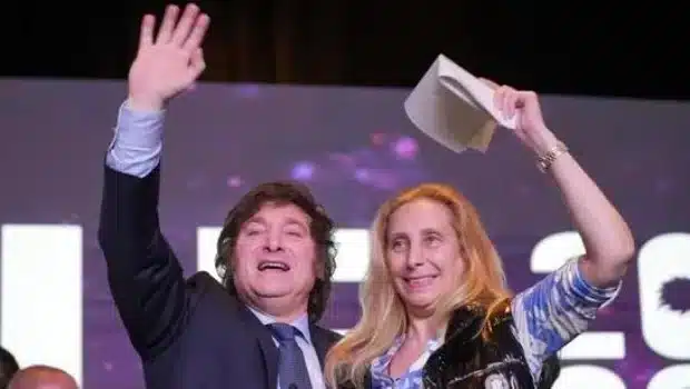 Acto de campa&ntilde;a de La Libertad Avanza