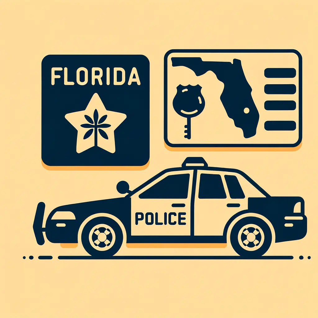 Símbolos de justicia y ley en Florida