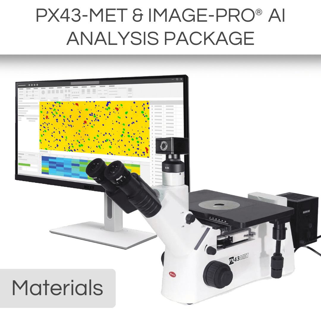 Microscopio y software de análisis para investigación en IA