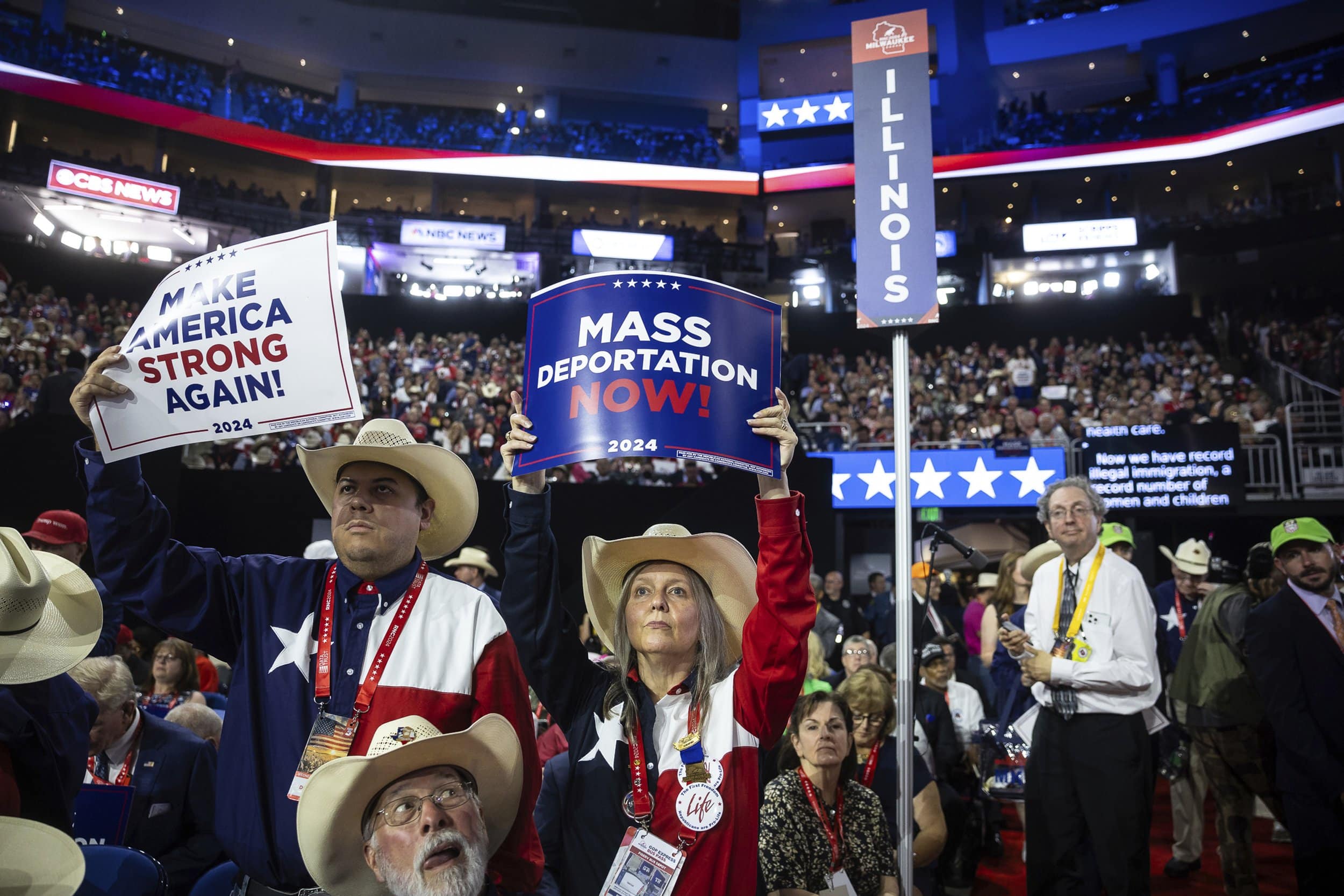 Evento pol&iacute;tico con apoyo a posturas republicanas radicales