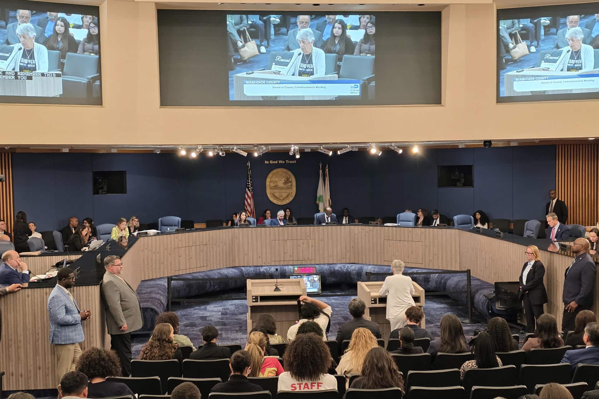 Reunión del Consejo de Comisionados de Miami-Dade