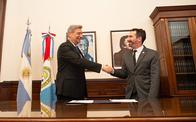 Firma del convenio entre la Corte Suprema y el Museo del Holocausto