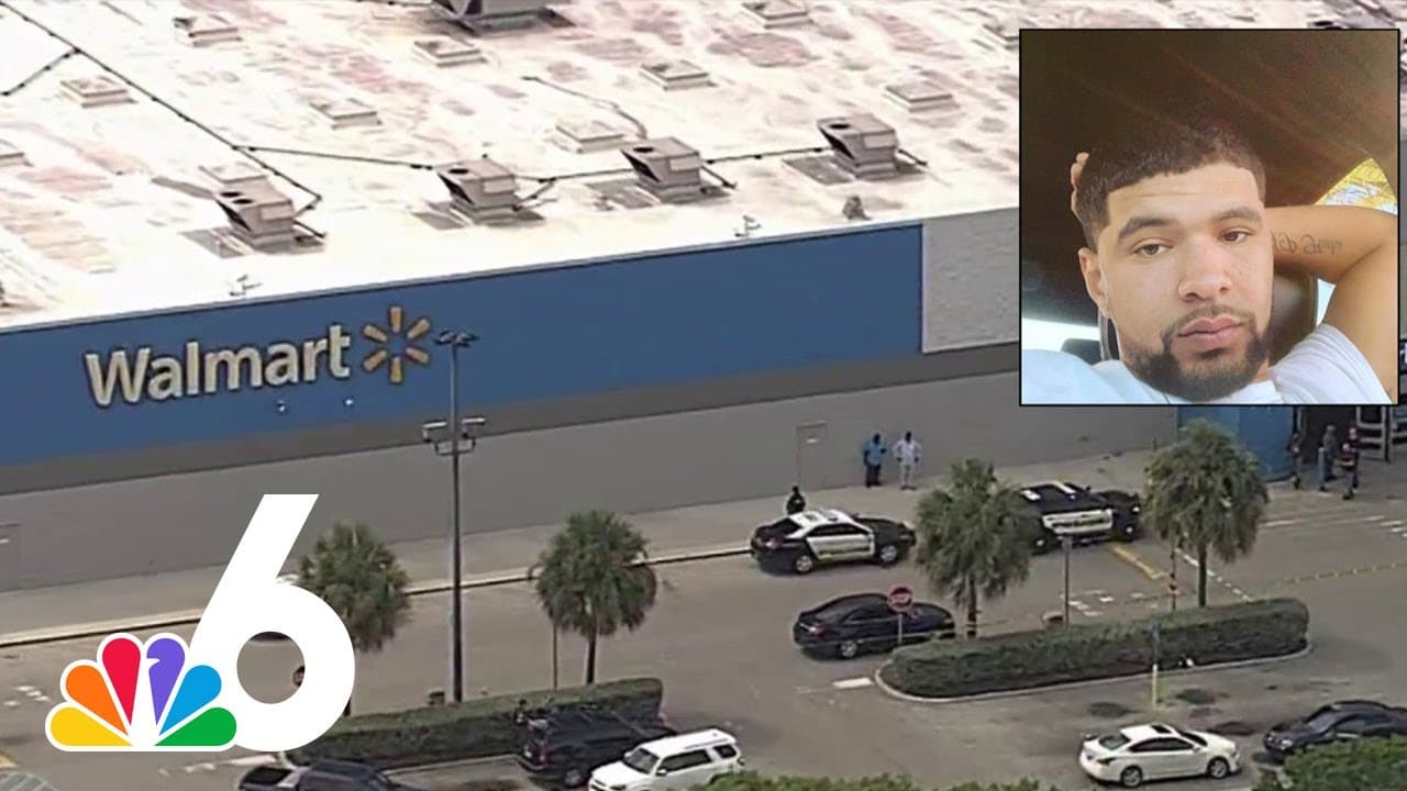 Escena del tiroteo en Florida City con vehículos de policía y emergencias