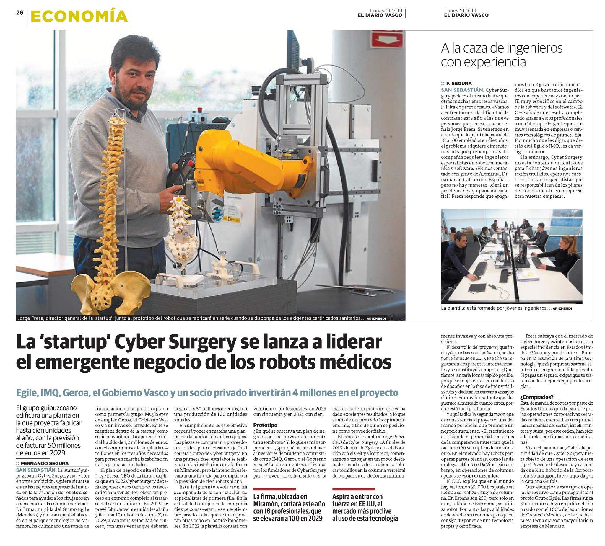 Innovaci&oacute;n tecnol&oacute;gica en rob&oacute;tica m&eacute;dica representando la disrupci&oacute;n en diversos sectores