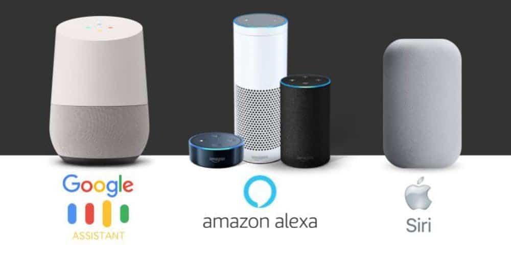 Comparativa de dispositivos de asistentes de voz: Google Home, Amazon Alexa y Apple Siri