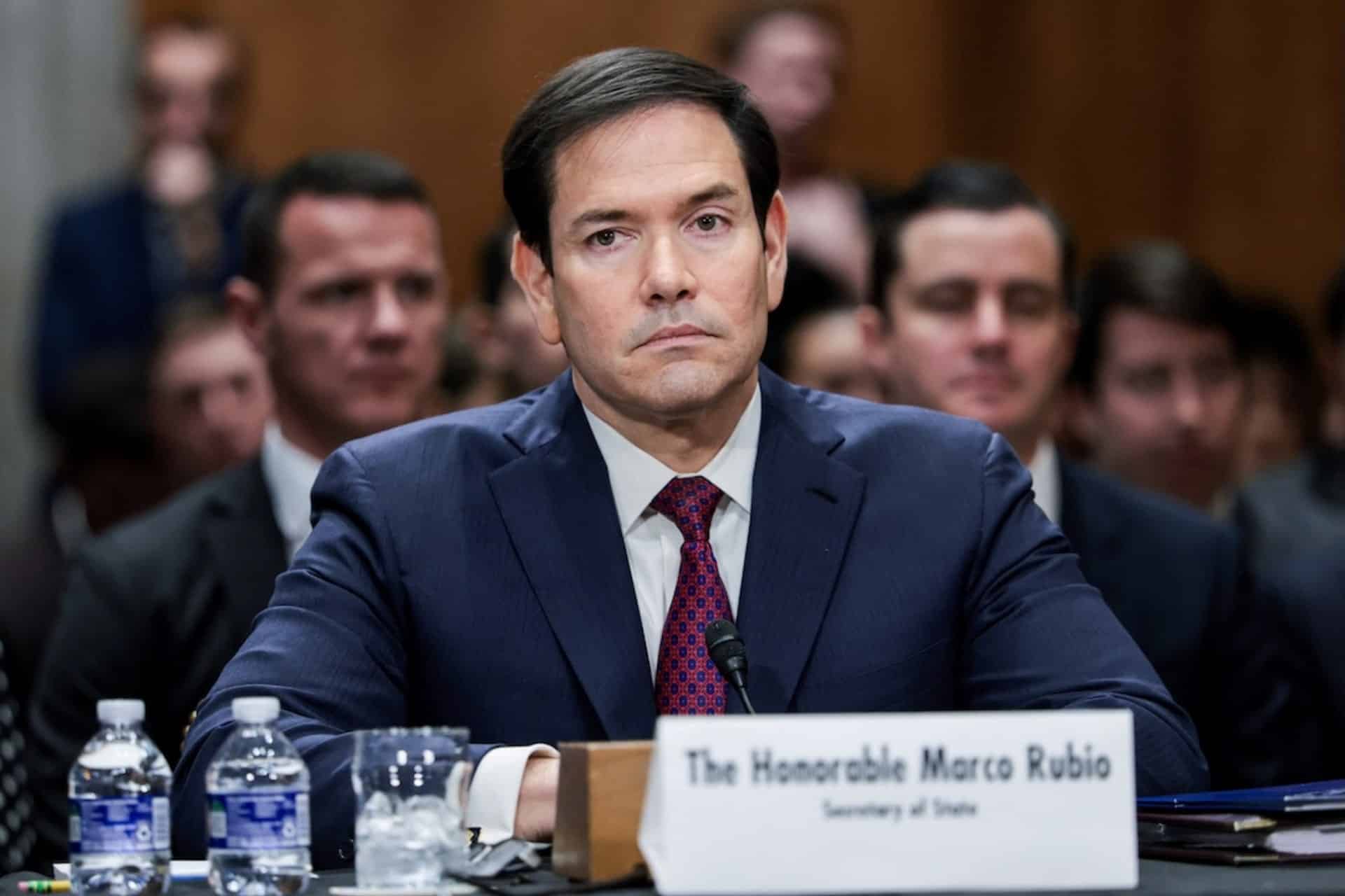 Secretario de Estado Marco Rubio detallando el plan para Venezuela