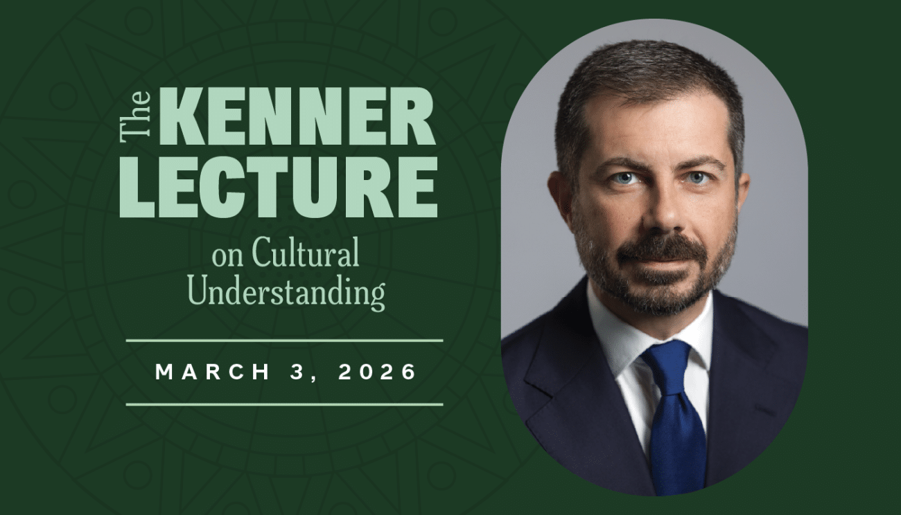 Gráfico promocional de The Kenner Lecture on Cultural Understanding con fecha 3 de marzo de 2026