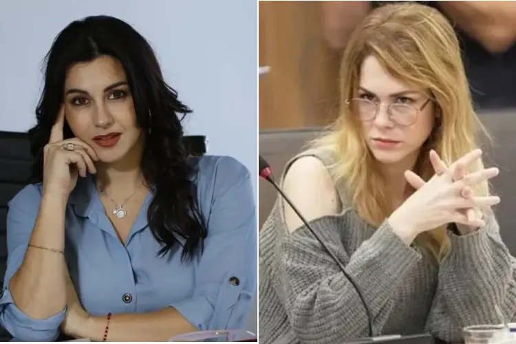 Lilia Lemoine en la comisión de Juicio Político