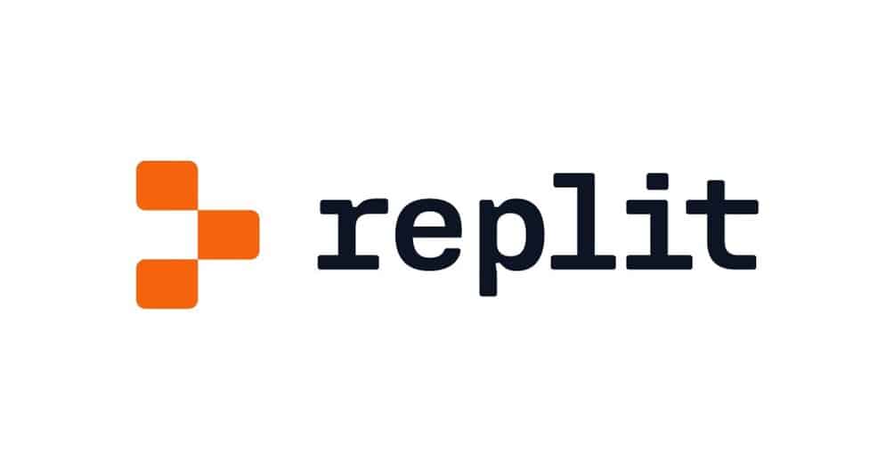 Logotipo de Replit en formato simple