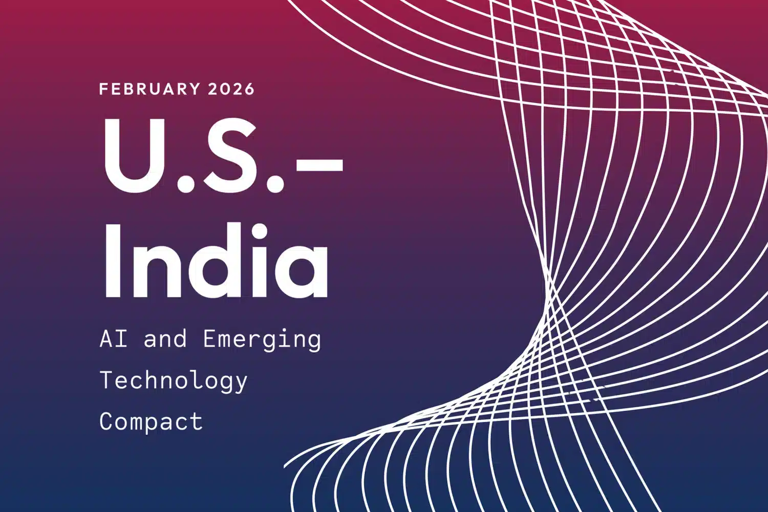 U.S.-India AI and Emerging Technology Compact
