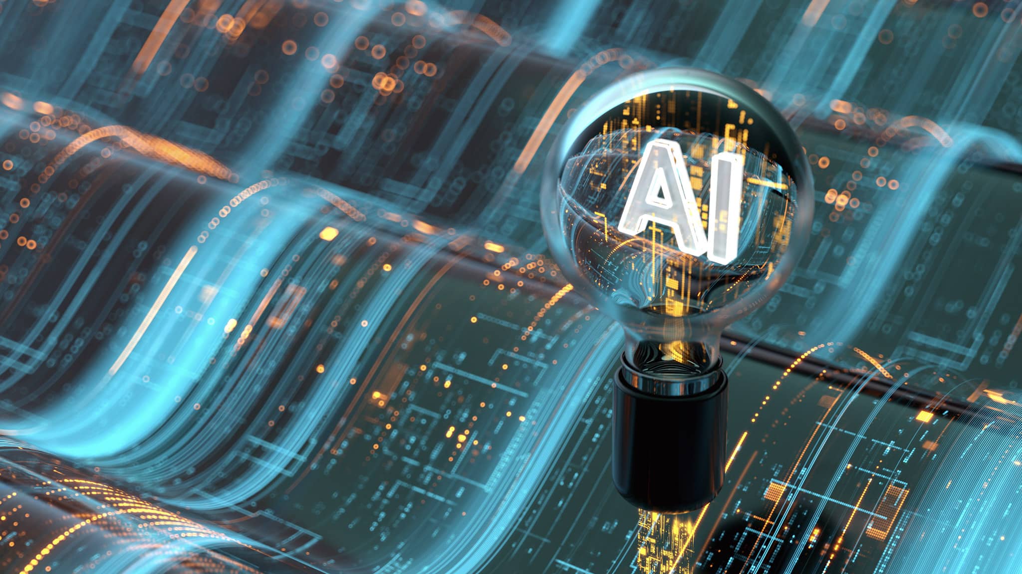 Representación visual de inteligencia artificial