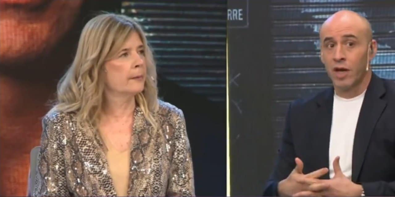 Mercedes Ninci y Esteban Trebucq en un tenso cruce durante La Nación Más
