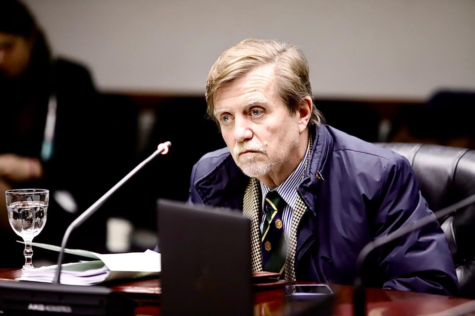 Reunión de la comisión de Disciplina del Consejo de la Magistratura durante el análisis de la sanción al juez Carlos Goggi