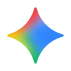 Ícono de Gemini en Google Play con estrella en degradado de colores