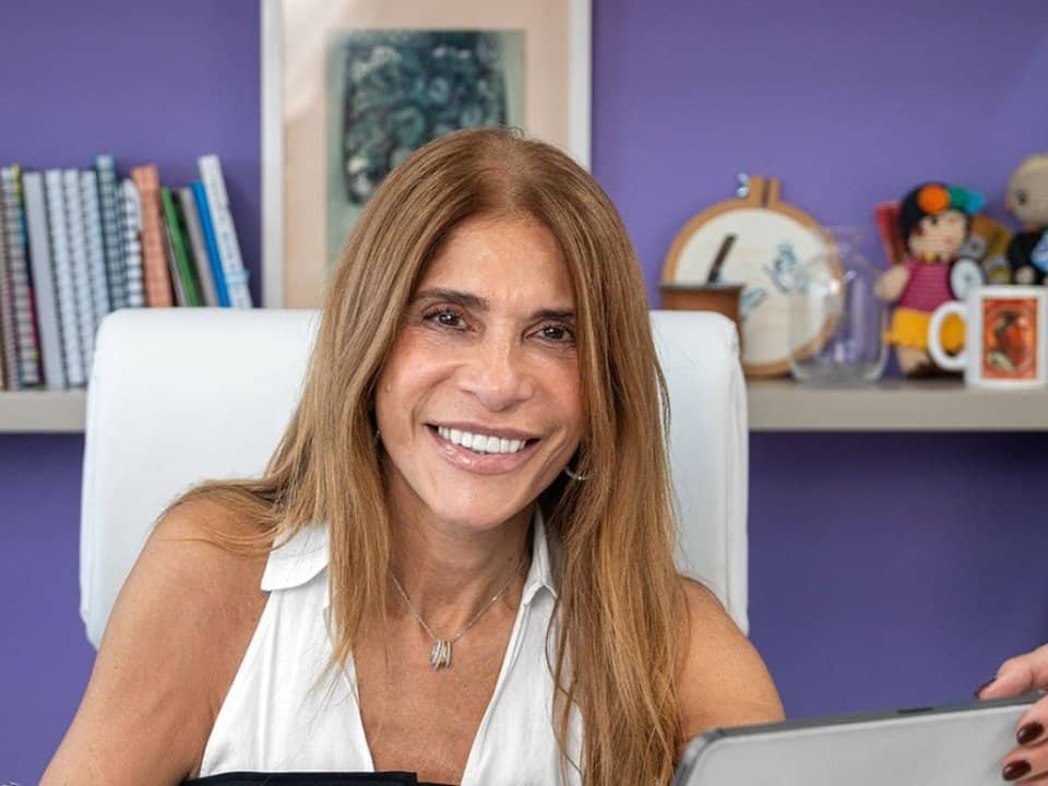 Magdalena Sierra durante un acto por el Día del Maestro en Avellaneda