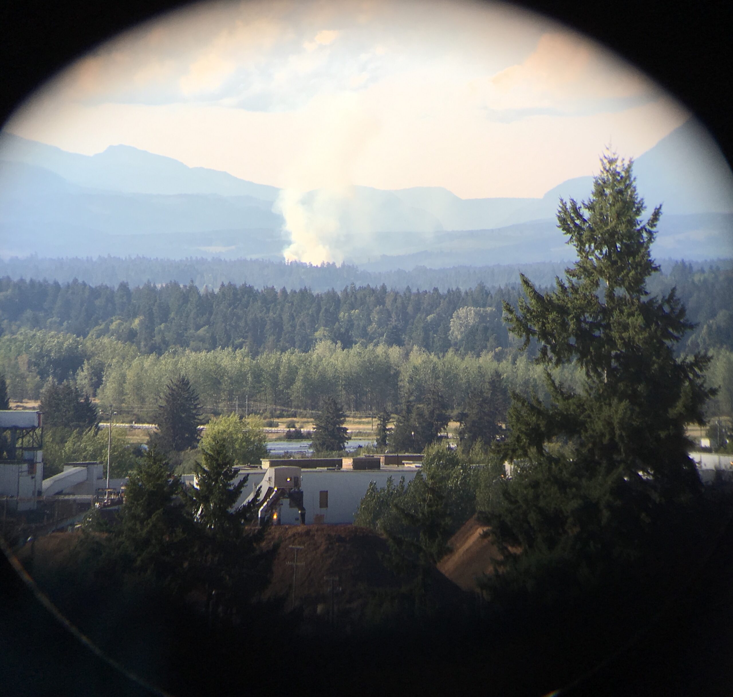 Update Sunday 11AM – Fire to 3ha – When Idiots Attack – Fire out Comox Main