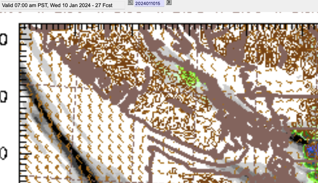 Northeasterlies bring Cold and East Island Snow