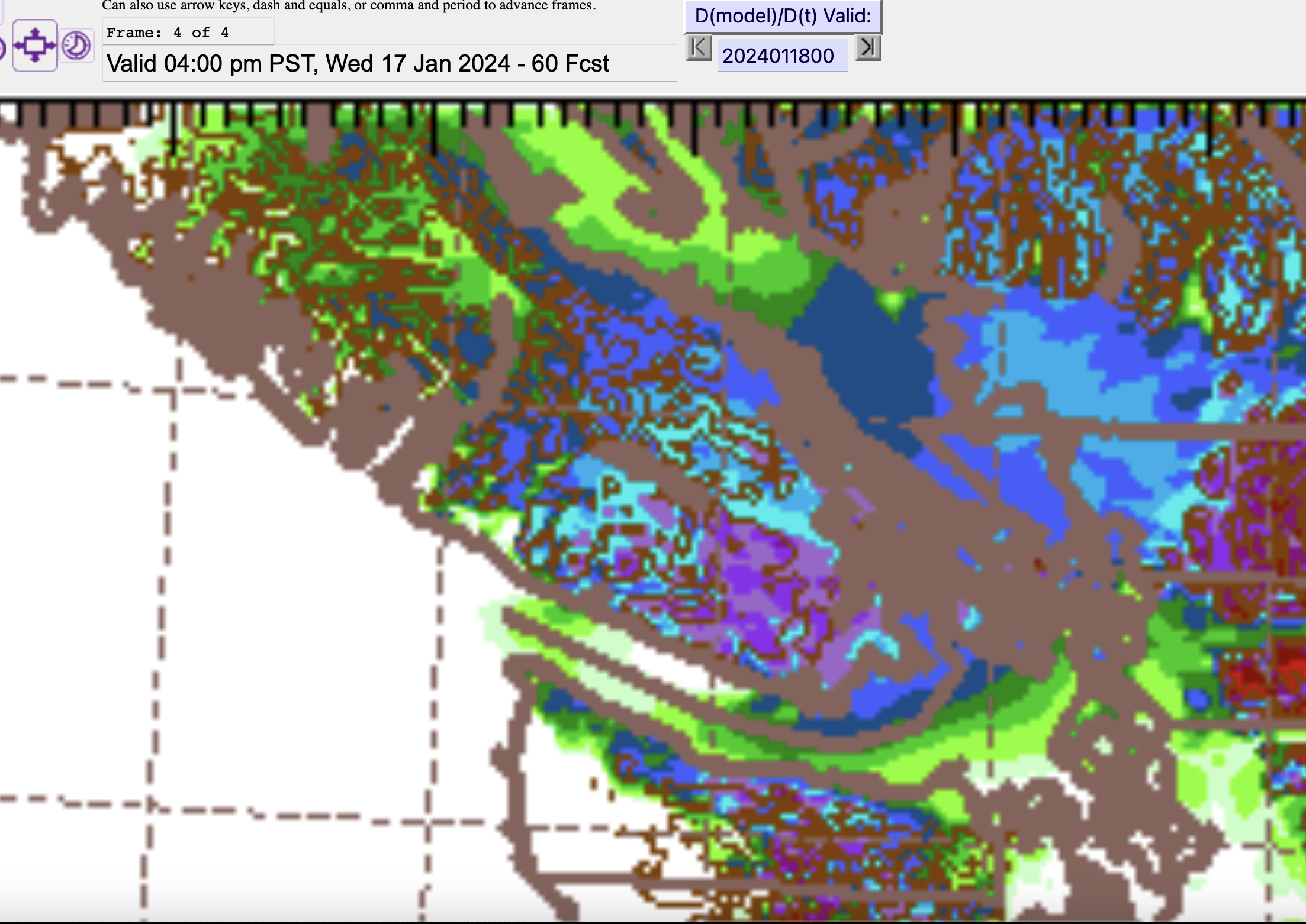 Watching for snow Tuesday Night