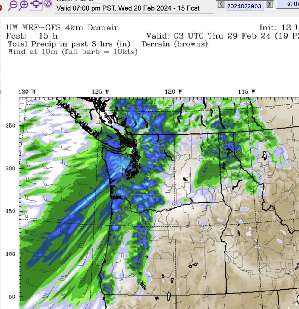 Rain Wednesday then chance for snow and rain Thusrday/Friday/Saturday