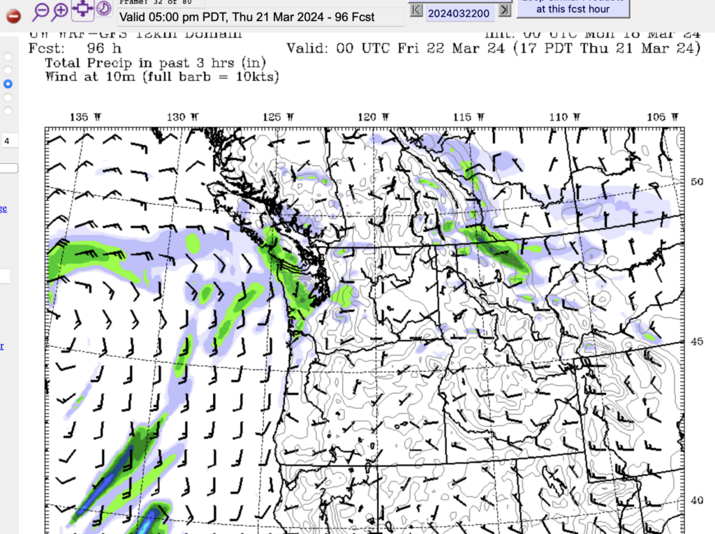 Saint Patty’s Day Records didn’t quite top 1930/40s – Next Rain coming Thursday  – Podcast Up!