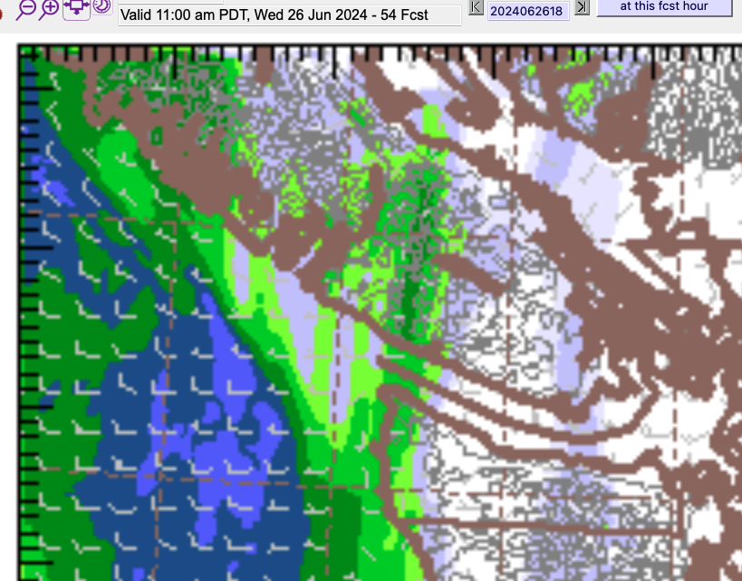 Updated Wednesday June 26 – Canada Day Weekend – Day by Day Forecast – Rain, Tarps and Safe Campfires