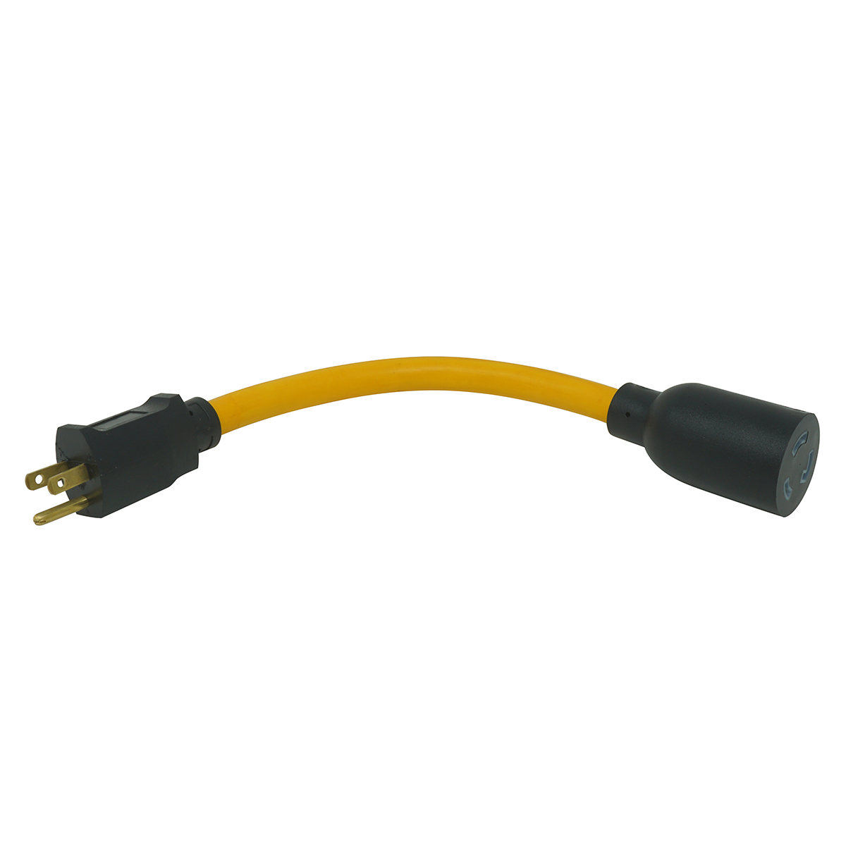 SOUTHWIRE, 12/3 SJTW 100' YELLOW OUTDOOR TWIST-TO-LOCK NEMA L5-20P  EXTENSION CORD