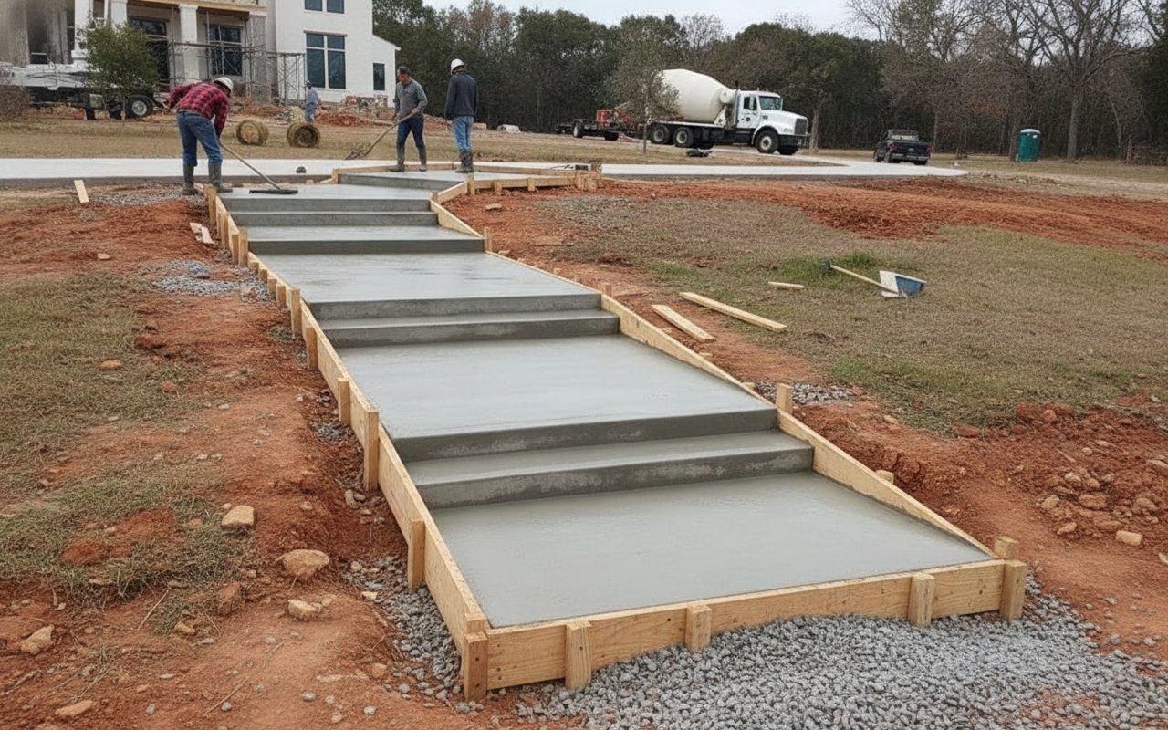 The Art and Functionality of Concrete Steps and Stairways