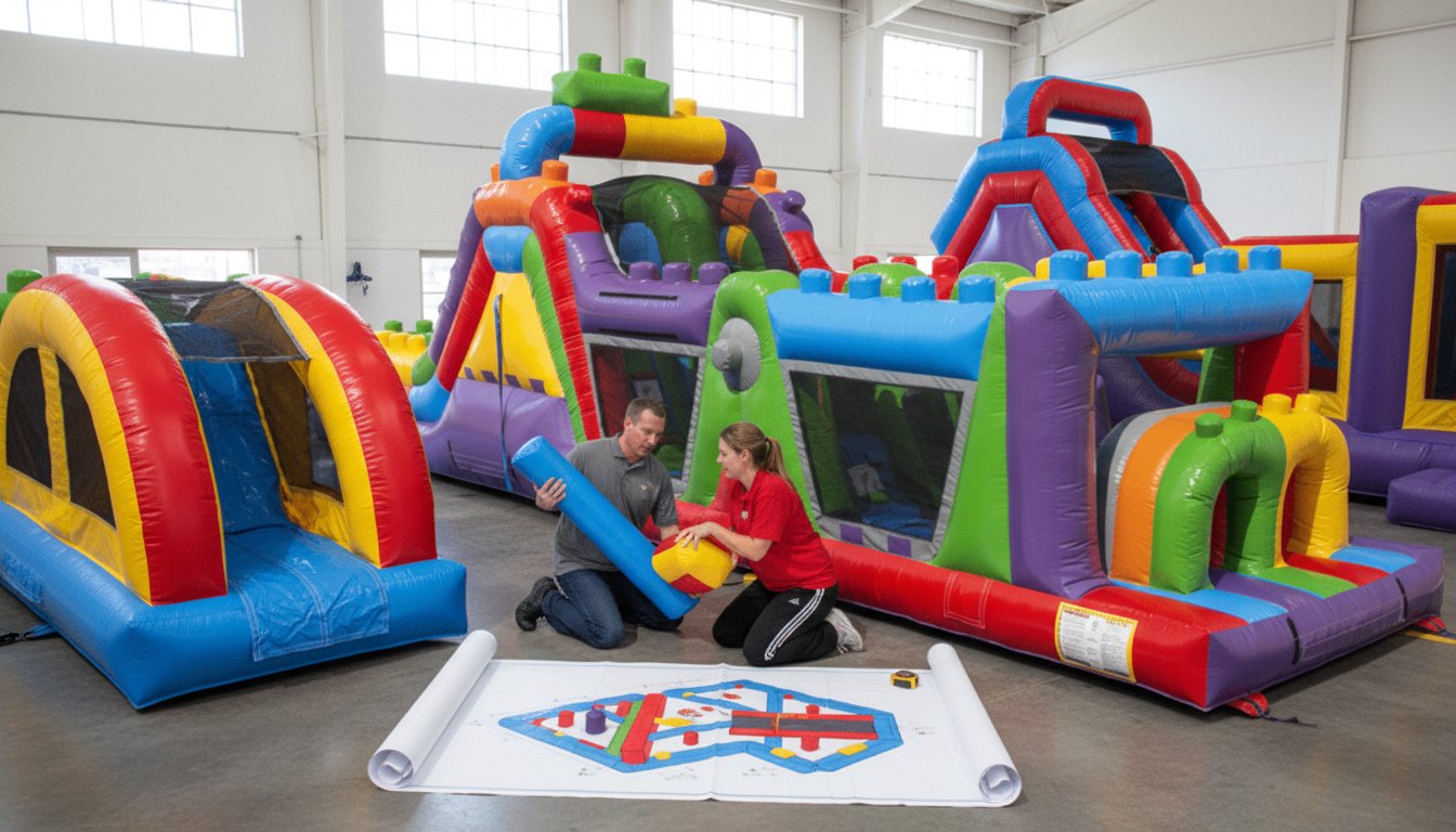 Designing an Inflatable Obstacle Course Challenge