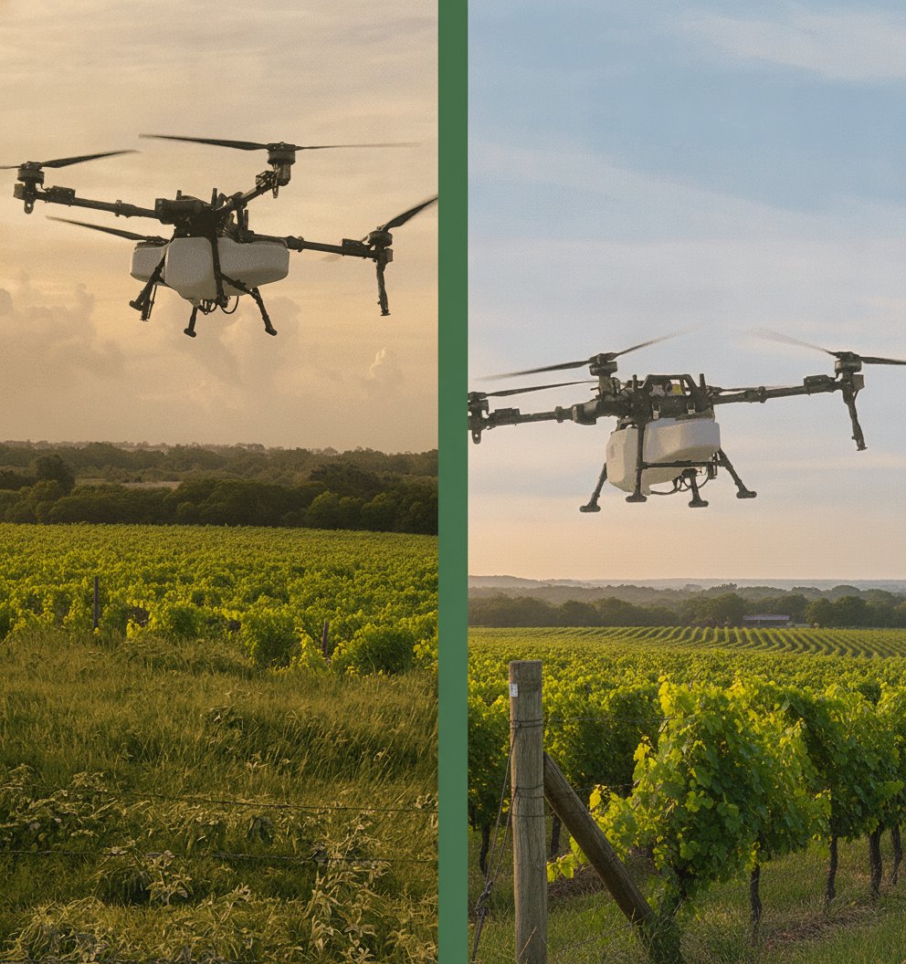 Exploring the Role of Drones in Vineyard Pest Control