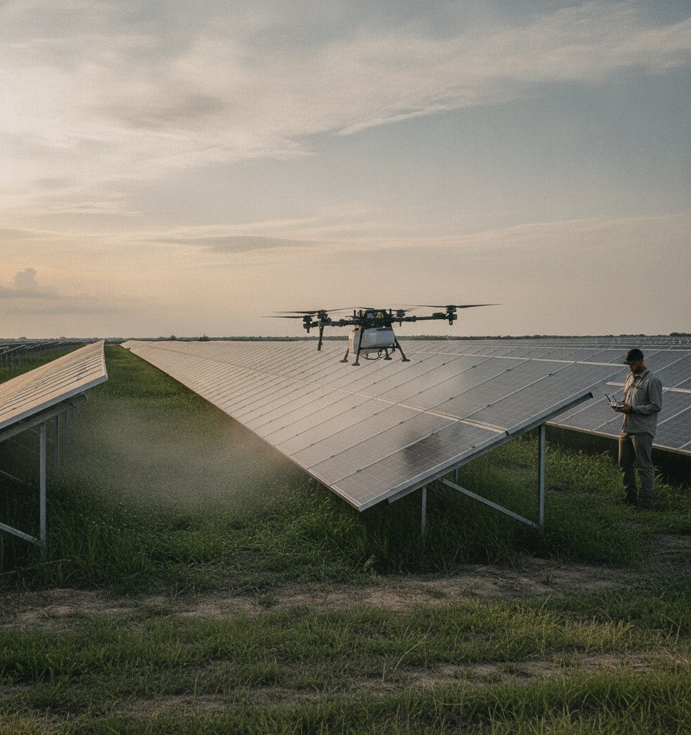Overcoming Challenges in Solar Farm Vegetation Management with Drones