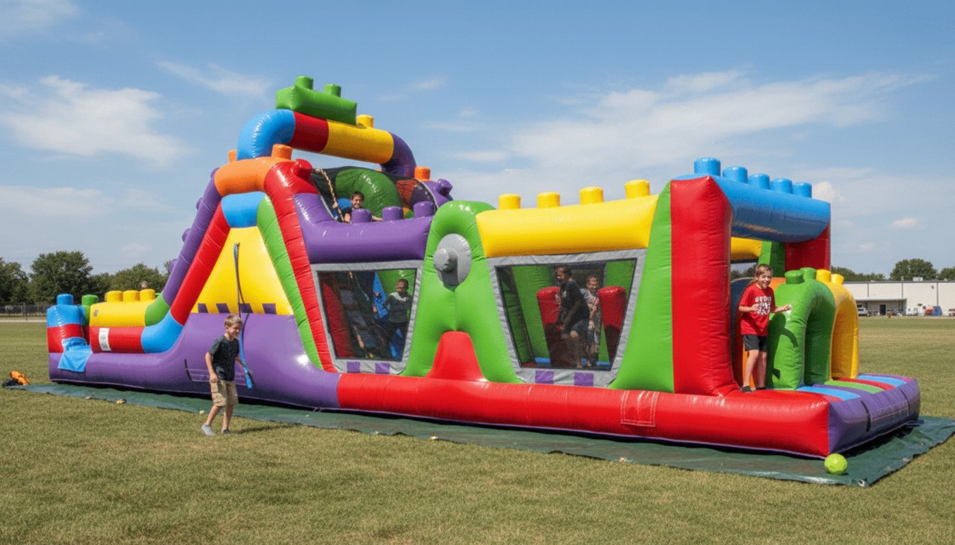 Experience Adventure with Inflatable Obstacle Courses