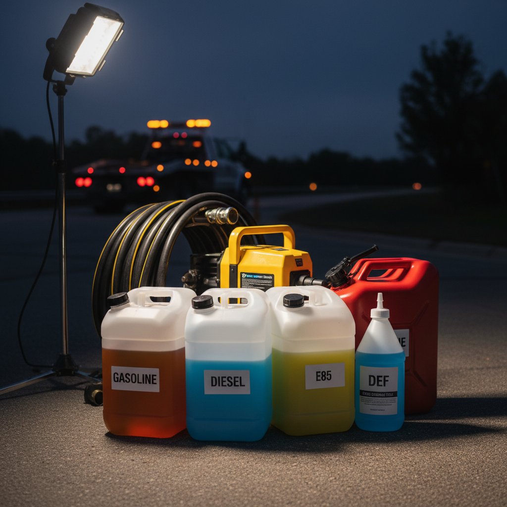 Types of Fuel We Deliver at Ariel's Towing & Recovery