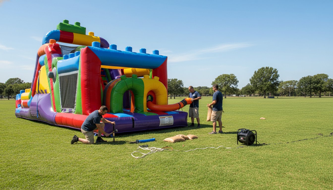 Setting Up Bounce Houses: What You Need to Know