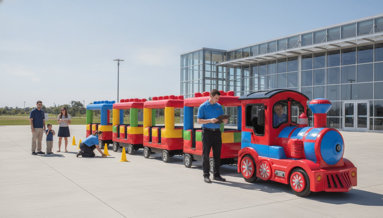 Safety Tips for Operating Trackless Trains